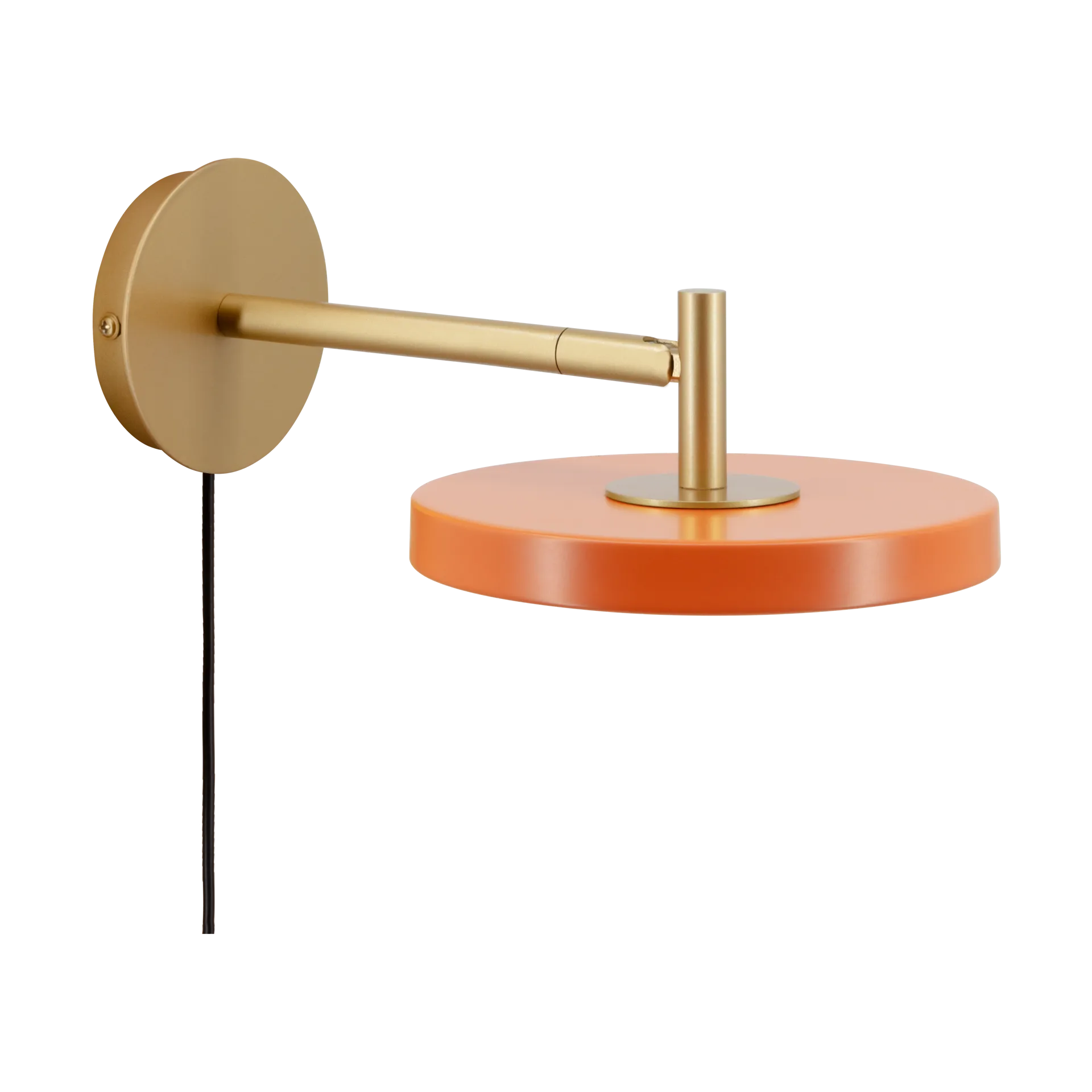 Lámpara de pared Asteria Wall, Short, Nuance orange-brass Umage