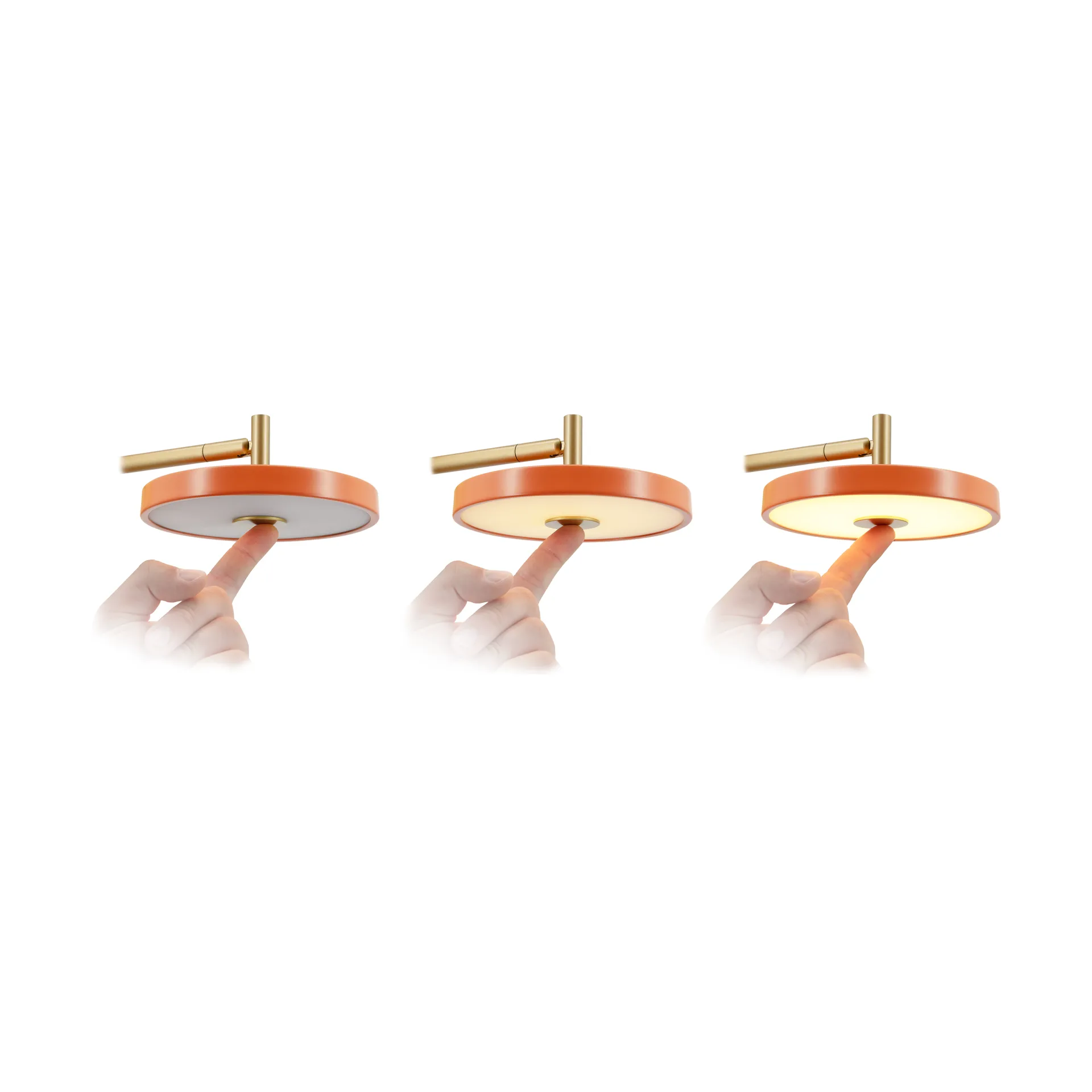 Lámpara de pared Asteria Wall, Short, Nuance orange-brass Umage