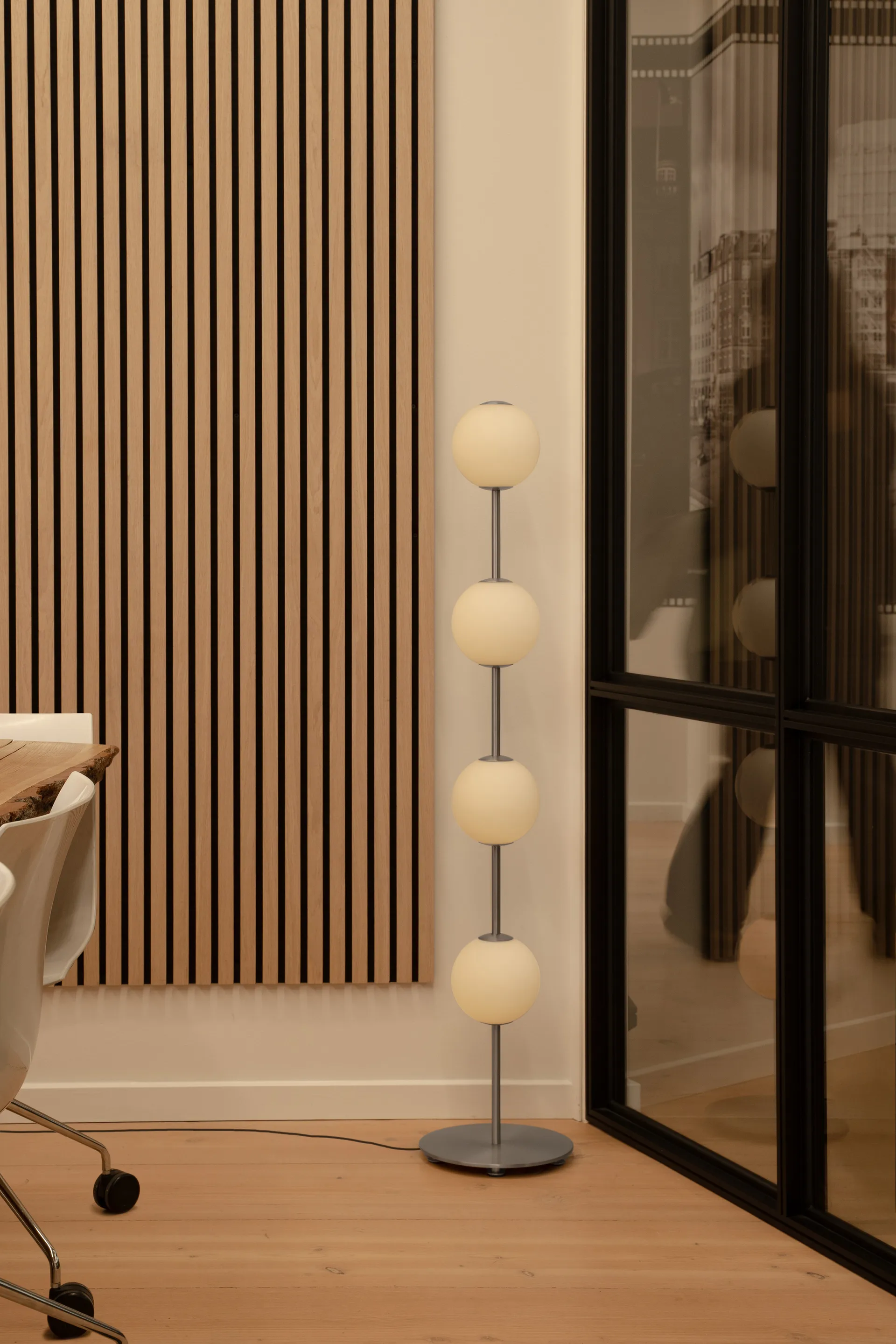 Lámpara de pie Audrey Floor, Acero Umage