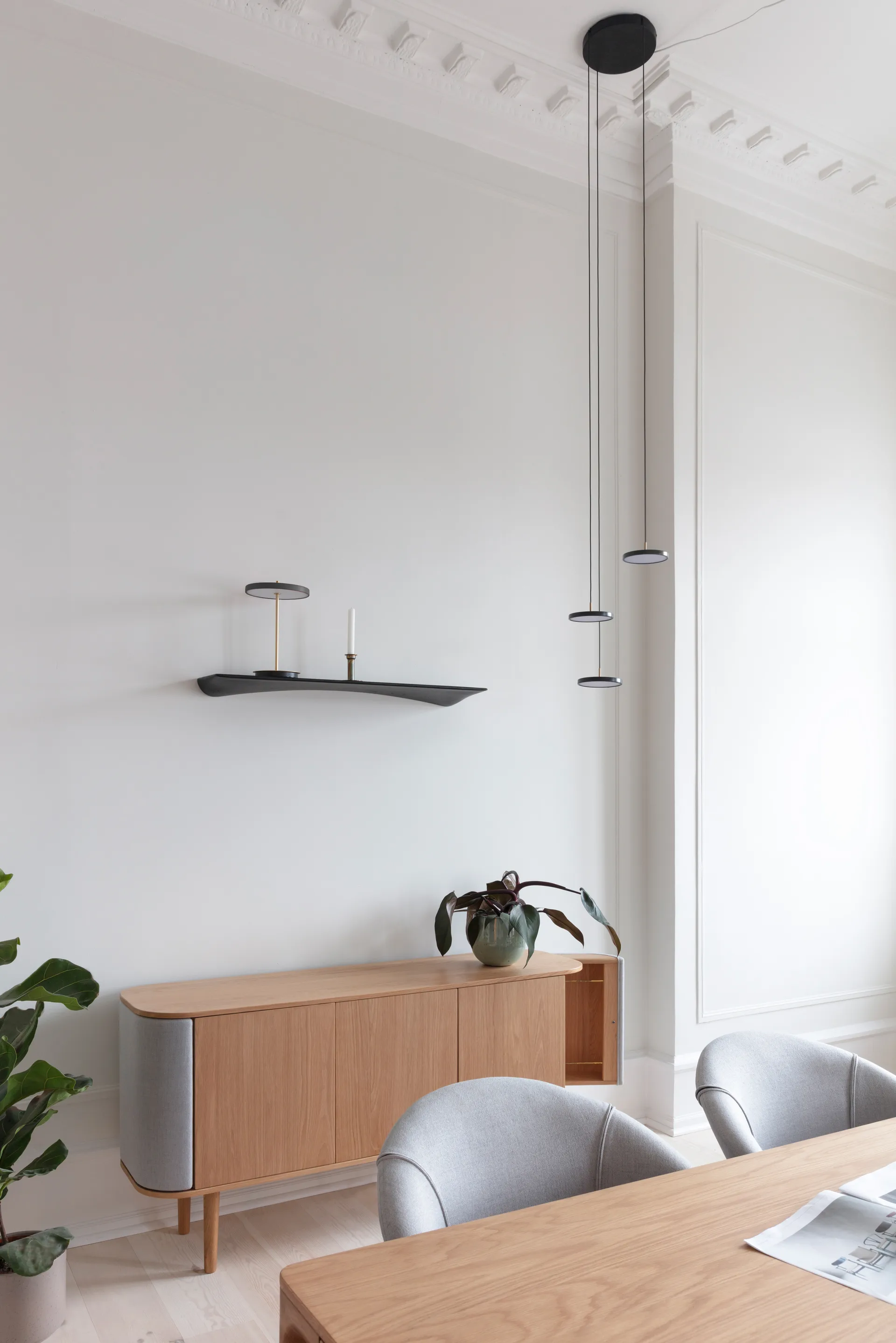 Lámpara de techo Asteria Micro Cluster, negro Umage