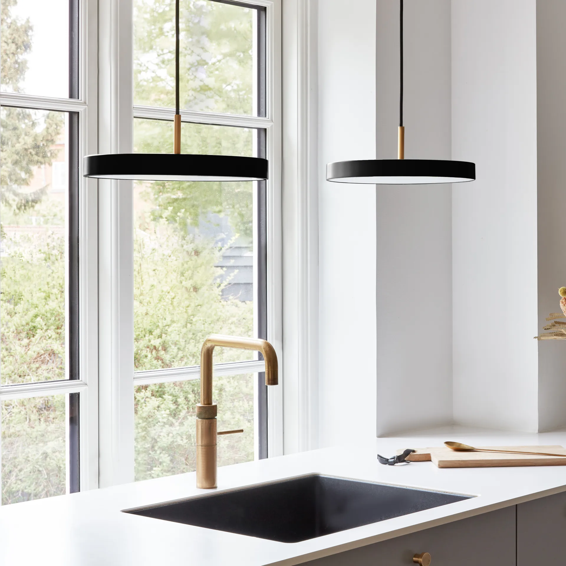 Lámpara de techo Asteria Mini, Black Umage