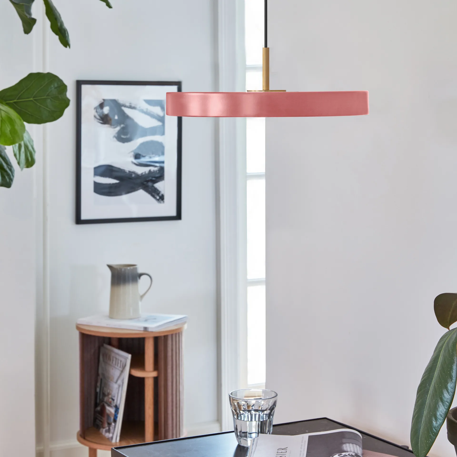 Lámpara de techo Asteria Mini, Nuance rose Umage