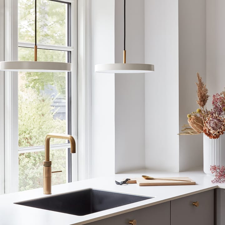 Lámpara de techo Asteria Mini, Pearl white Umage