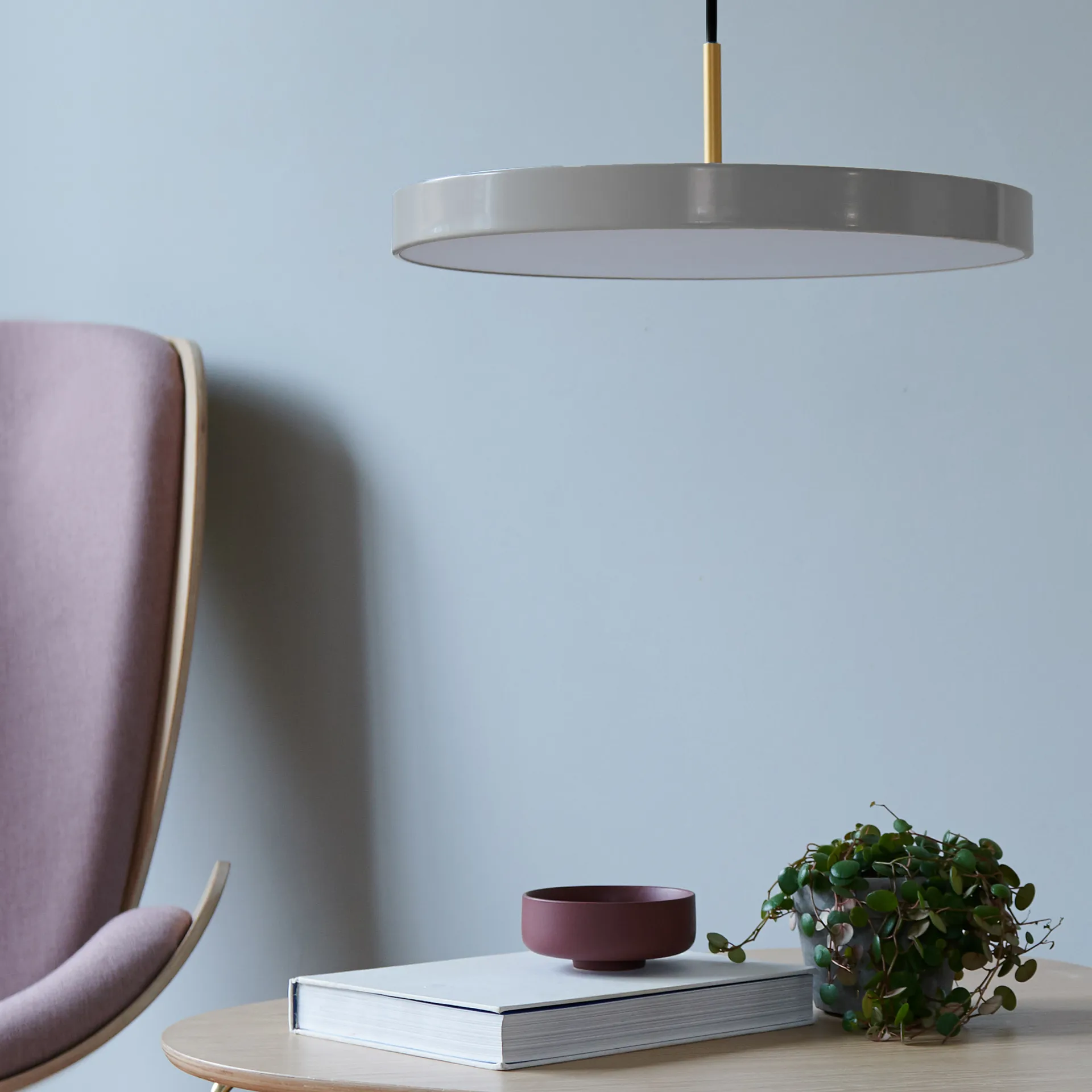 Lámpara de techo Asteria, Nuance mist Umage