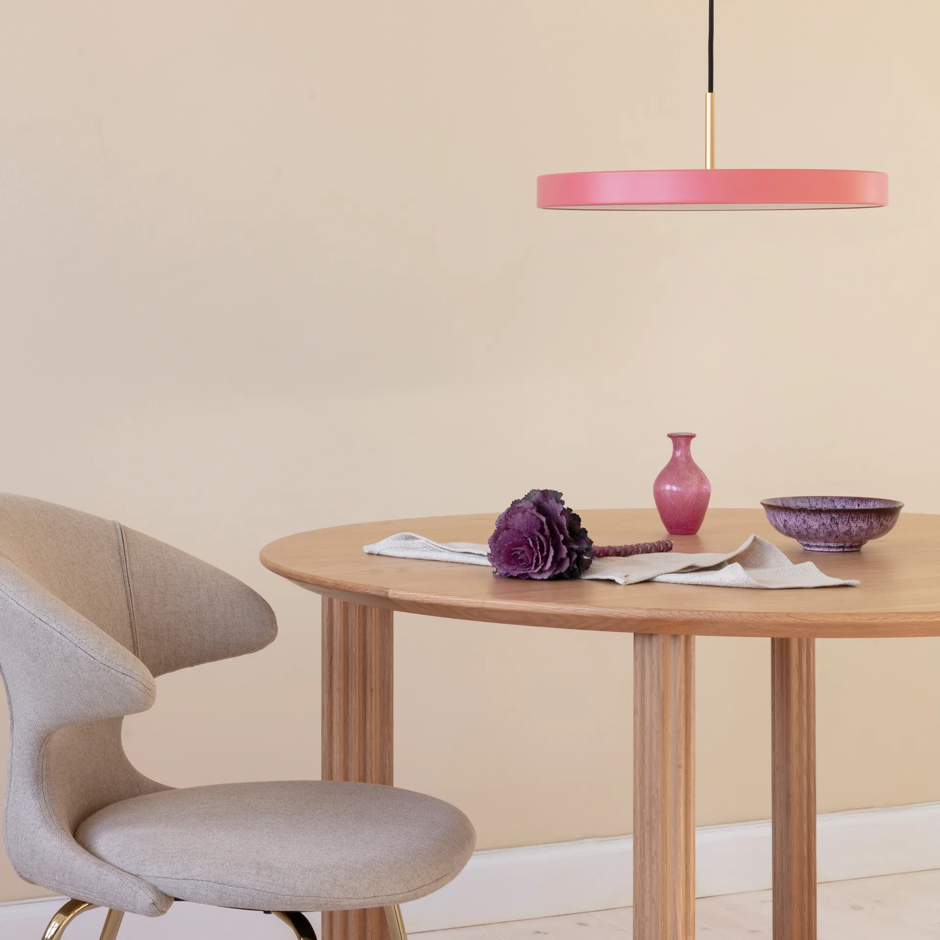 Lámpara de techo Asteria, Nuance rose Umage