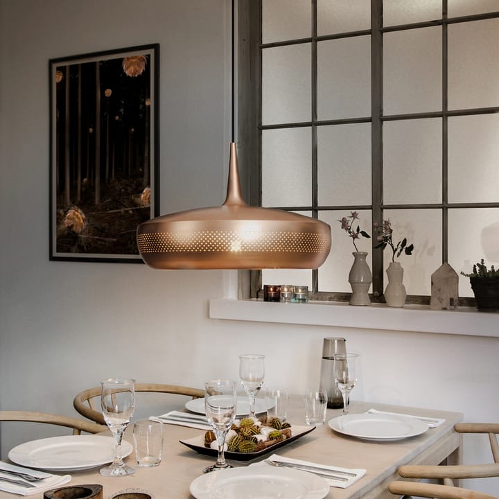 Lámpara de techo Clava Dine Ø43 cm, Brushed copper Umage