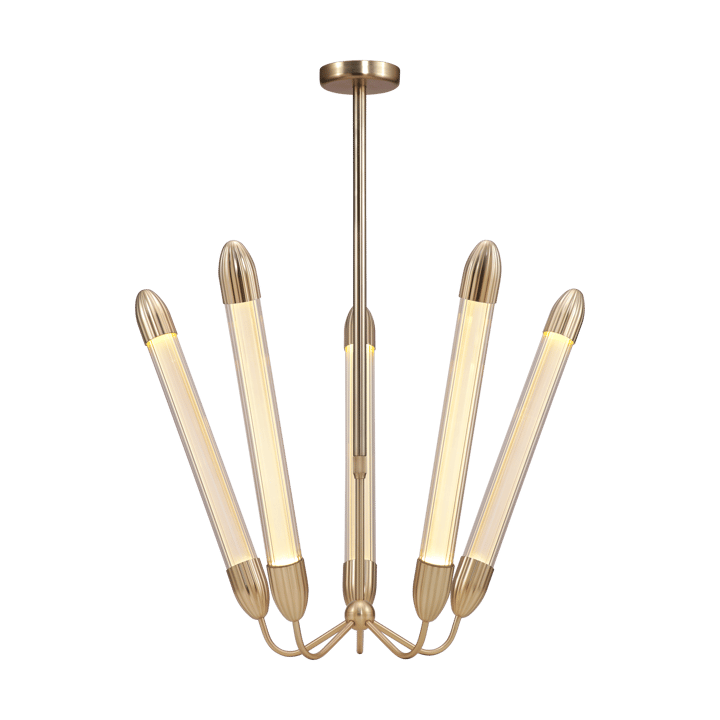 Lámpara de techo Lemon Squeeze Penta long - Plated brass - Umage