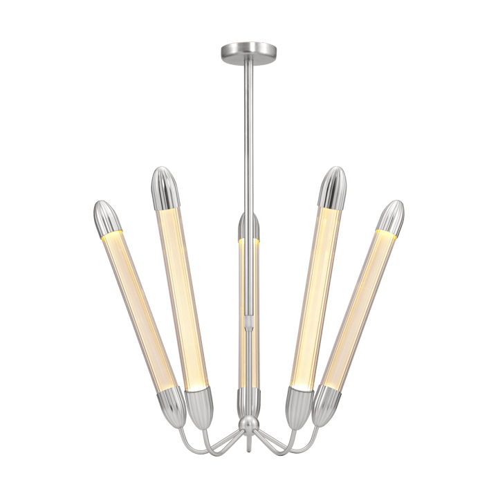 Lámpara de techo Lemon Squeeze Penta long - Polished steel - Umage