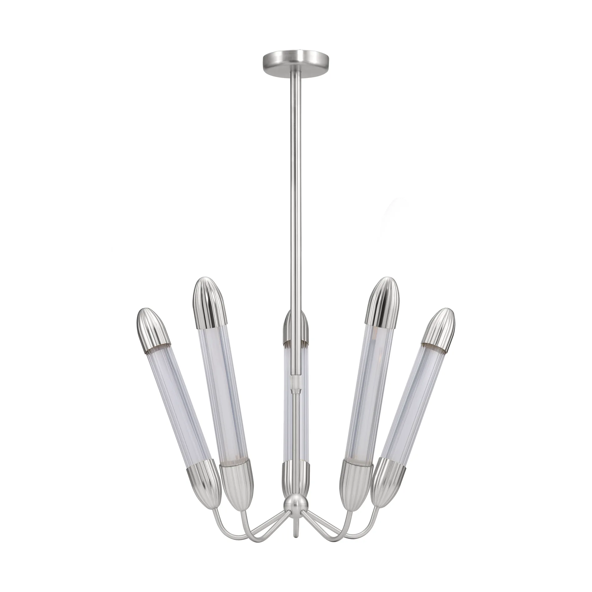 Lámpara de techo Lemon Squeeze Penta short, Polished steel Umage