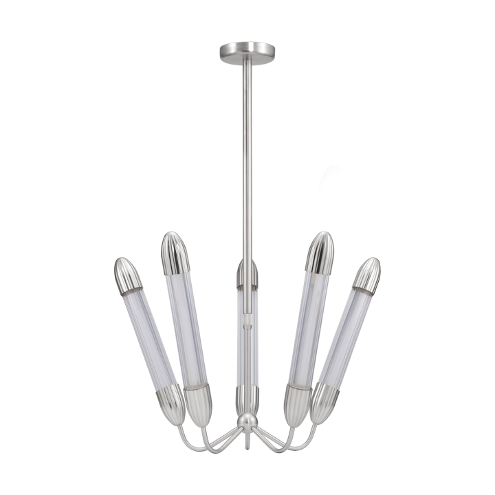 Lámpara de techo Lemon Squeeze Penta short, Polished steel Umage
