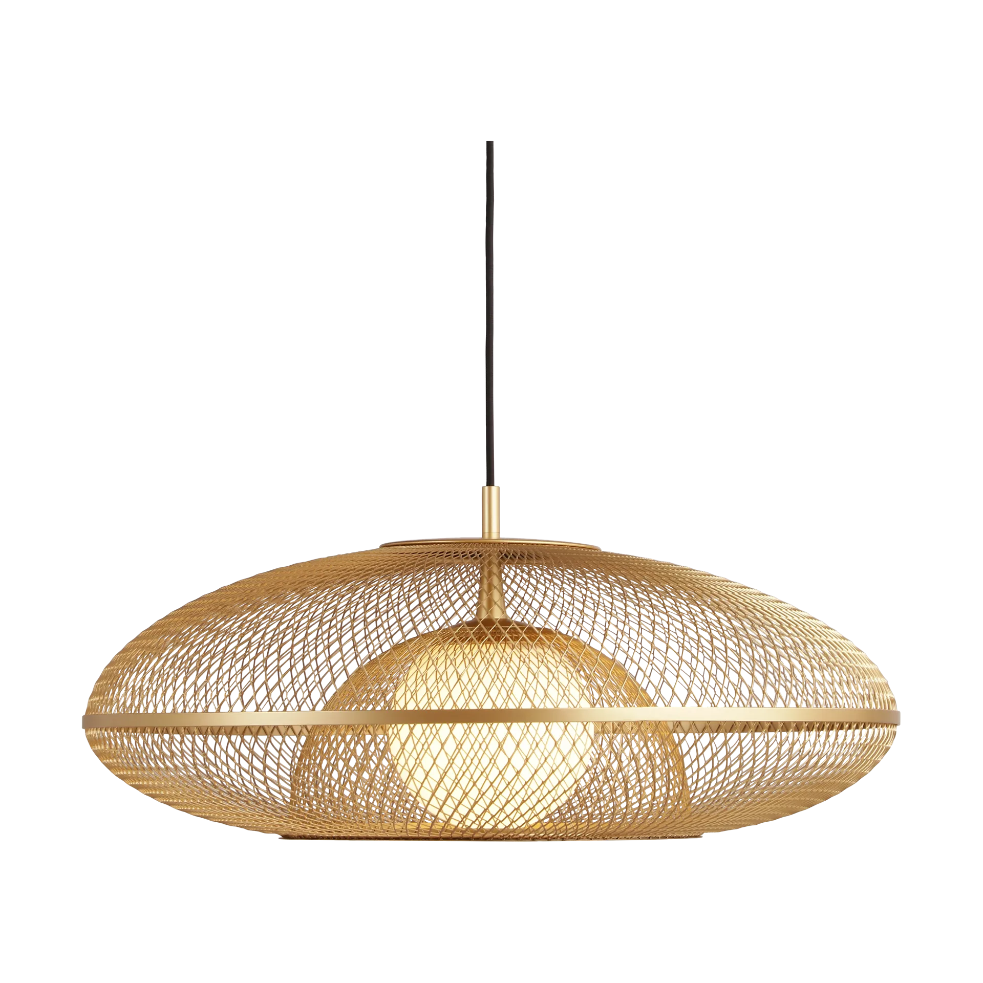 Lámpara Faraday de latón pulido, Grande Ø60,4 Umage