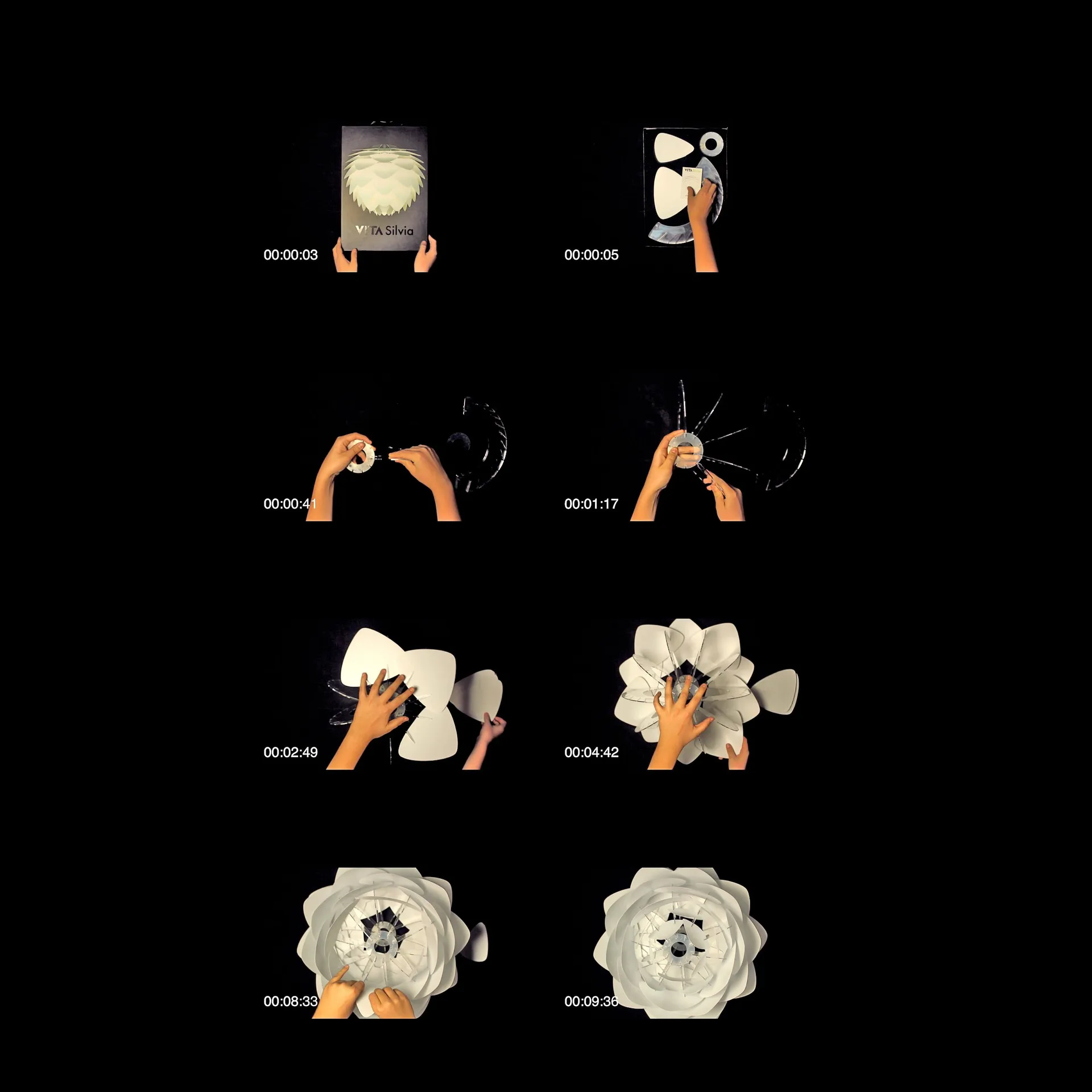 Lámpara Silvia blanco, Ø 34 cm Umage