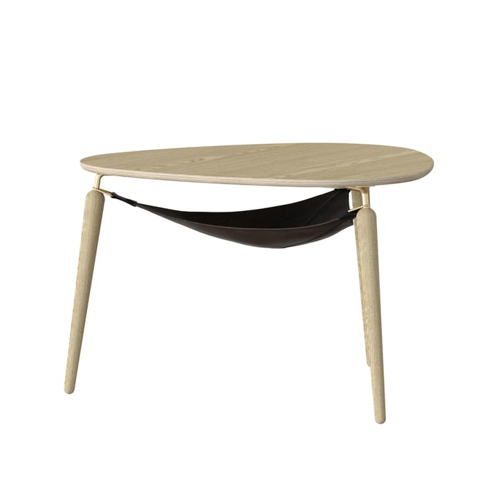 Mesa auxiliar Hang Out, Roble-latón Umage