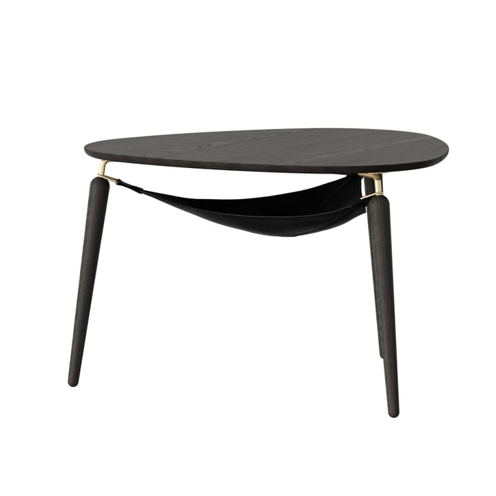 Mesa auxiliar Hang Out, Roble negro-latón Umage