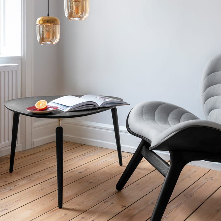 Mesa auxiliar Hang Out, Roble negro-latón Umage