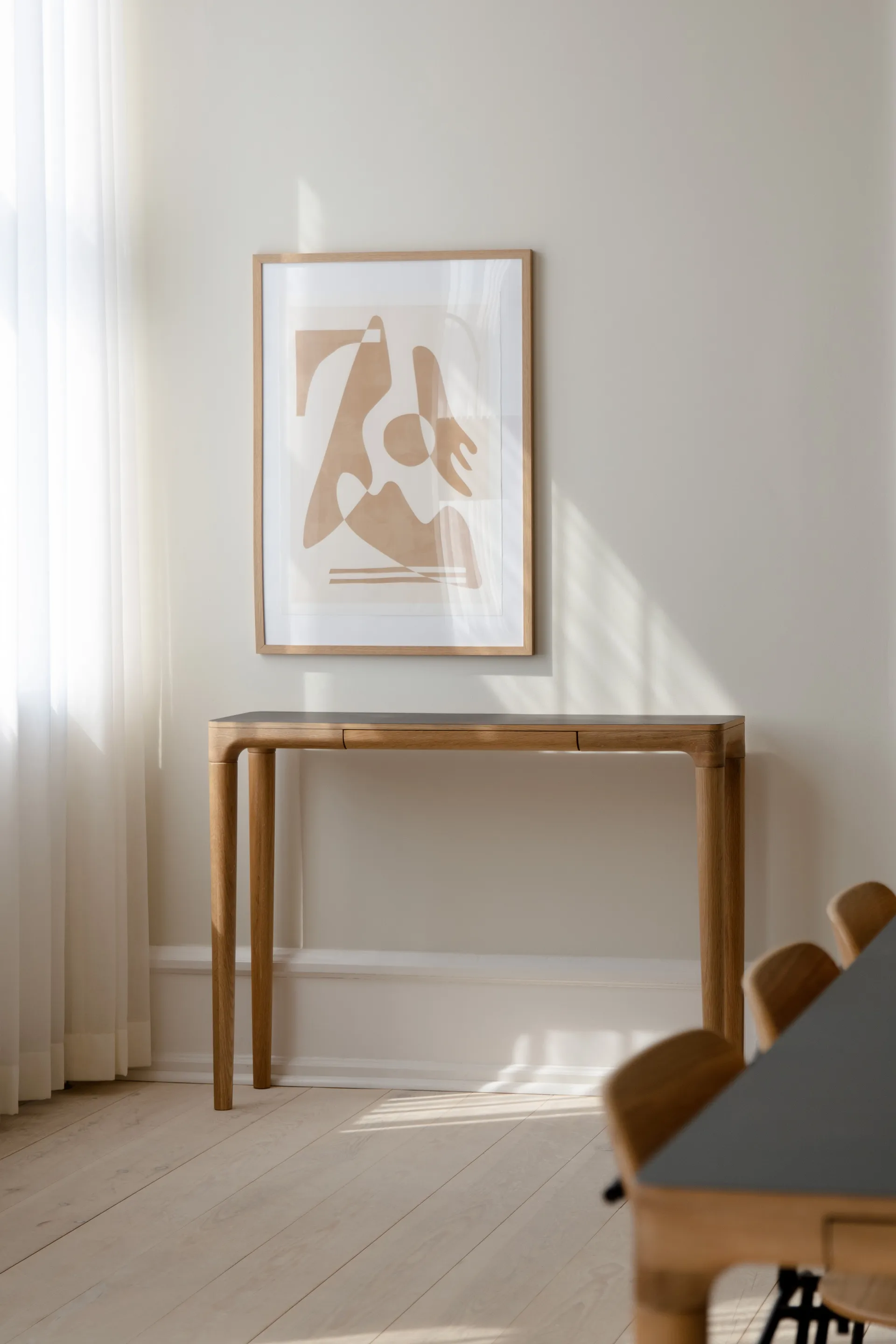 Mesa auxiliar Heart'n'Soul 120 cm, Oak-moss green Umage