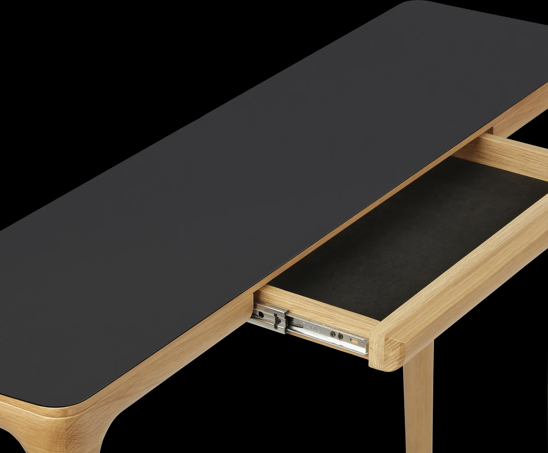 Mesa auxiliar Heart'n'Soul 120 cm, Oak-obsidian black Umage