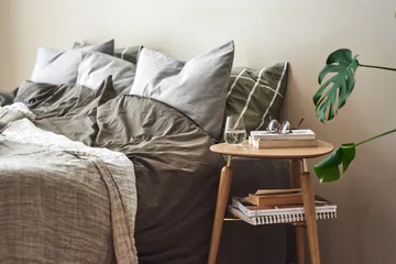 Mesa auxiliar My Spot - Roble-latón - Umage