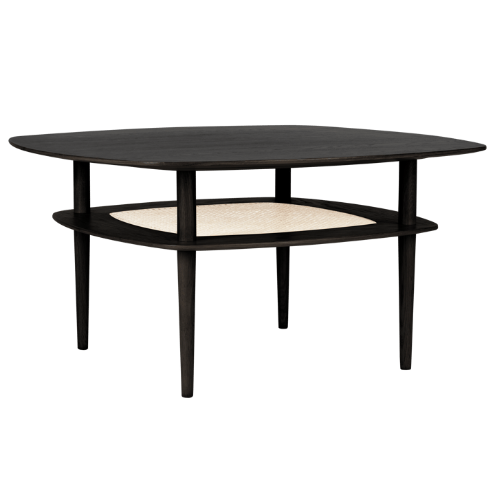 Mesa de centro Together Smooth Square 100x100 cm - Black oak - Umage