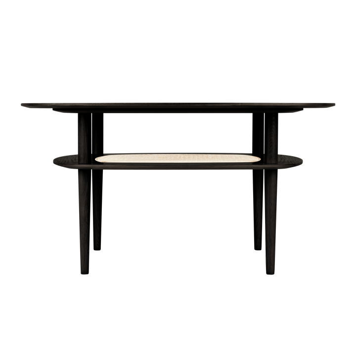 Mesa de centro Together Smooth Square 100x100 cm - Black oak - Umage