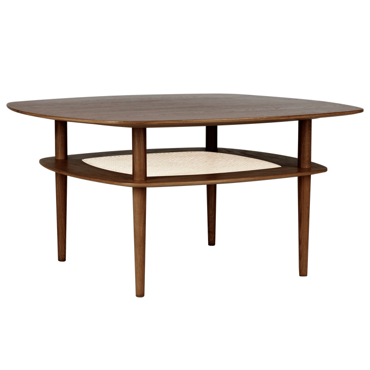 Mesa de centro Together Smooth Square 100x100 cm - Dark oak - Umage