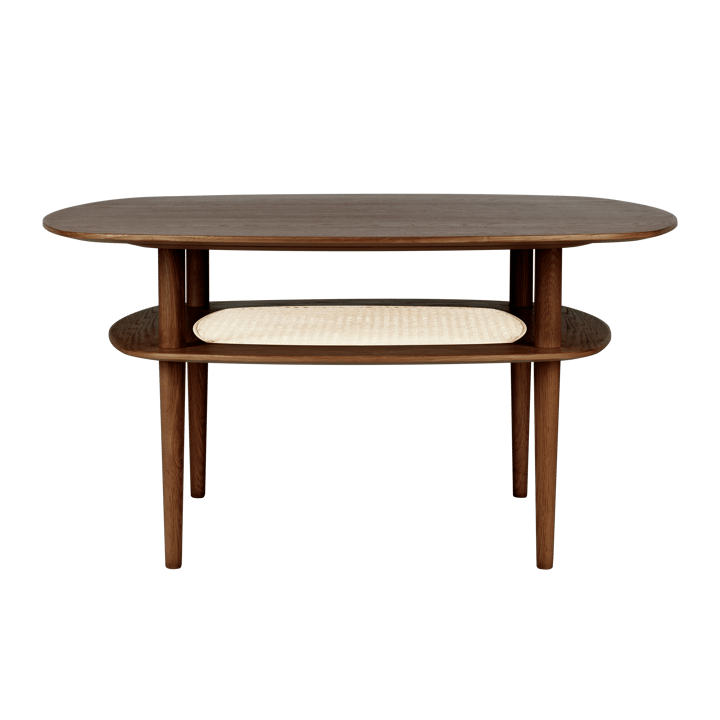 Mesa de centro Together Smooth Square 100x100 cm, Dark oak Umage
