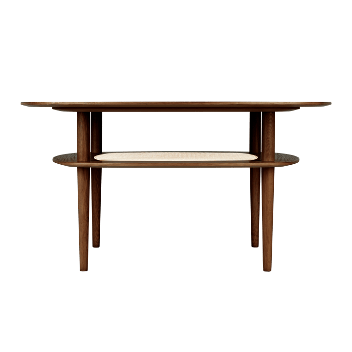 Mesa de centro Together Smooth Square 100x100 cm, Dark oak Umage
