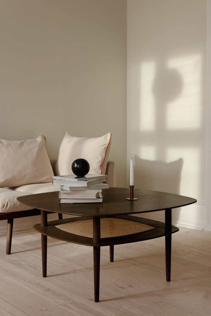 Mesa de centro Together Smooth Square 100x100 cm, Dark oak Umage