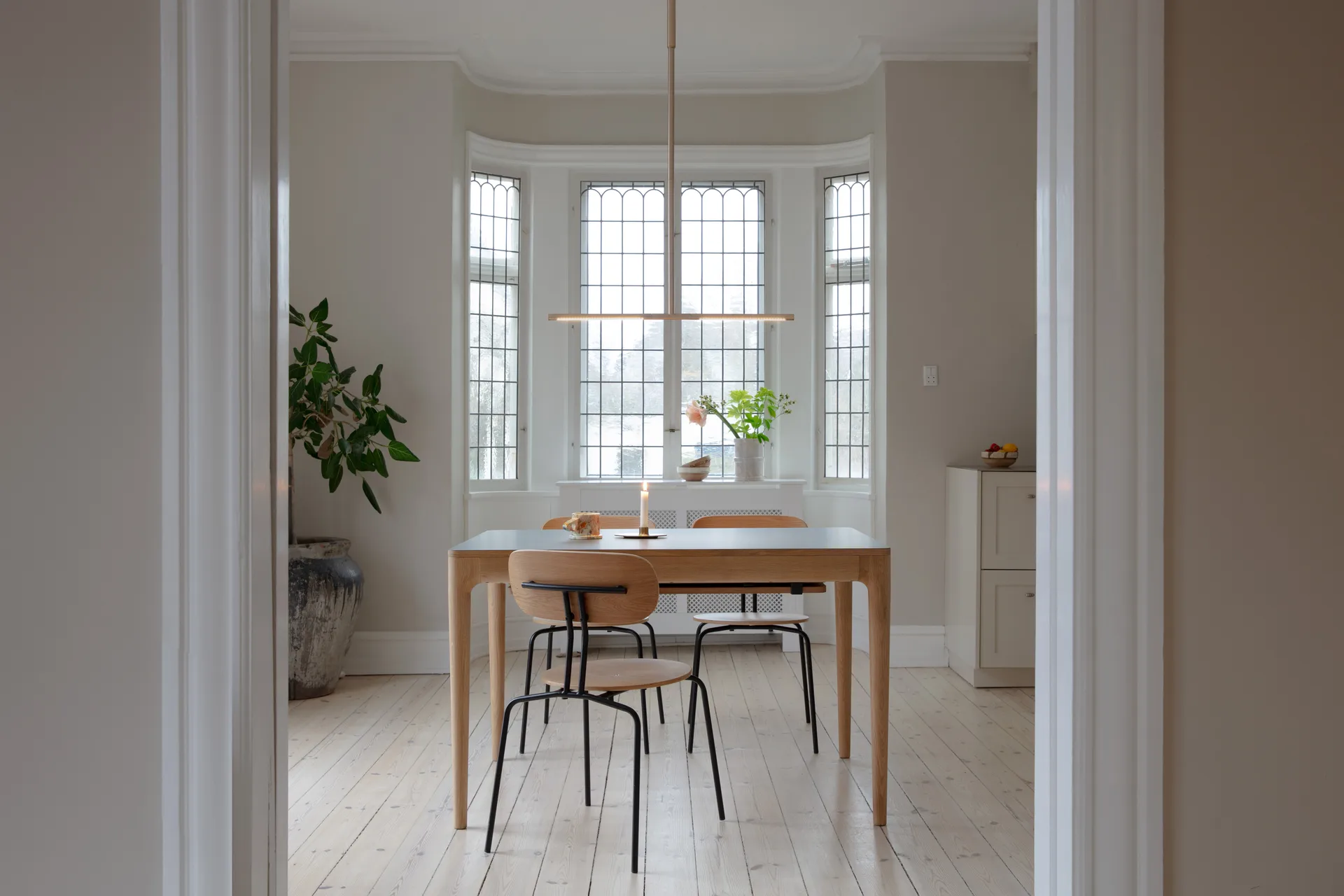 Mesa de comedor Heart'n'Soul 90x120 cm, Oak-moss green Umage