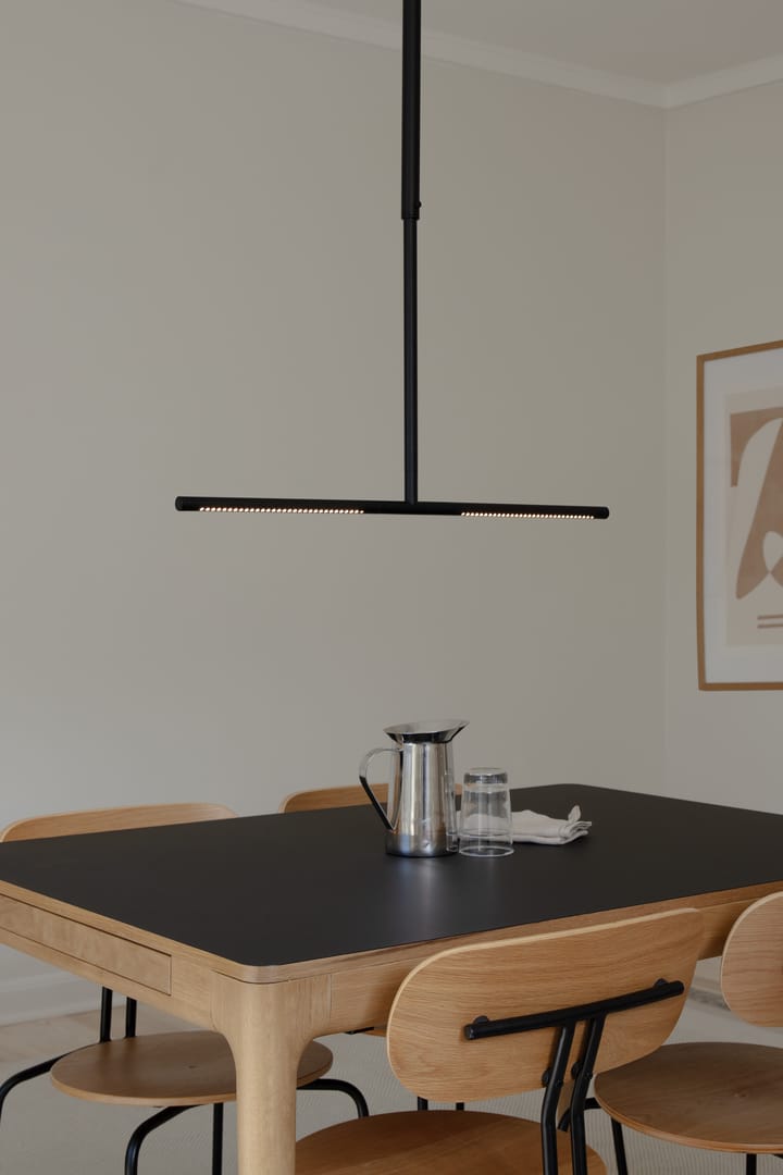 Mesa de comedor Heart'n'Soul 90x120 cm, Oak-obsidian black Umage