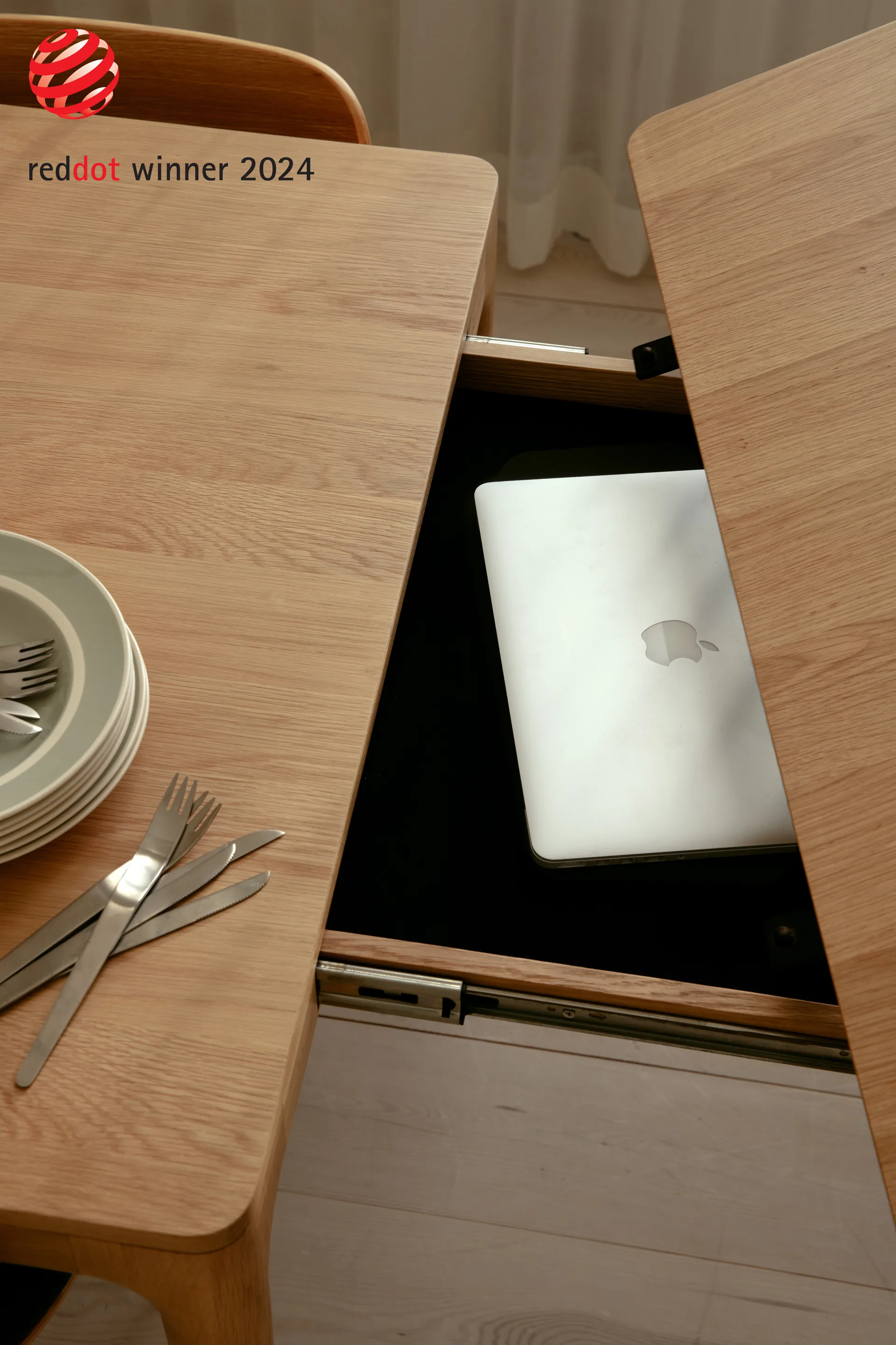 Mesa de comedor Heart'n'Soul 90x120 cm, Oak Umage