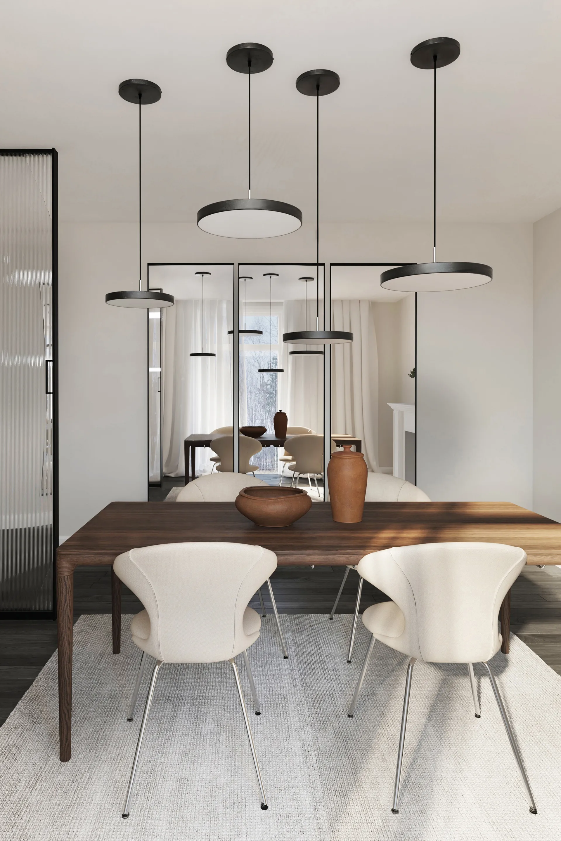 Mesa de comedor Heart'n'Soul 90x200 cm, Dark oak Umage