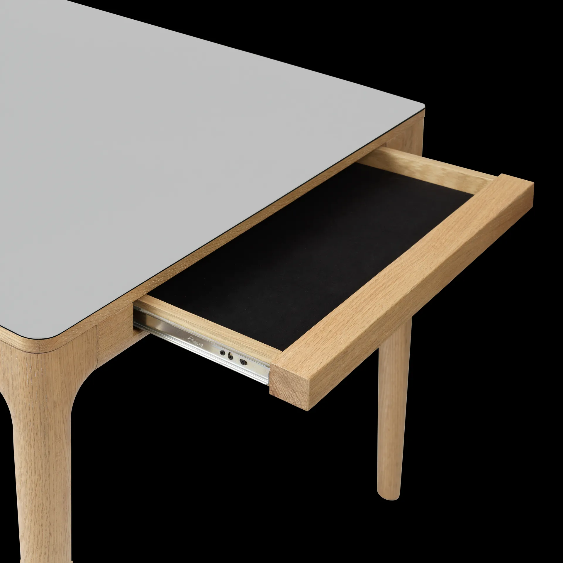 Mesa de comedor Heart'n'Soul 90x200 cm, Oak-cloud grey Umage