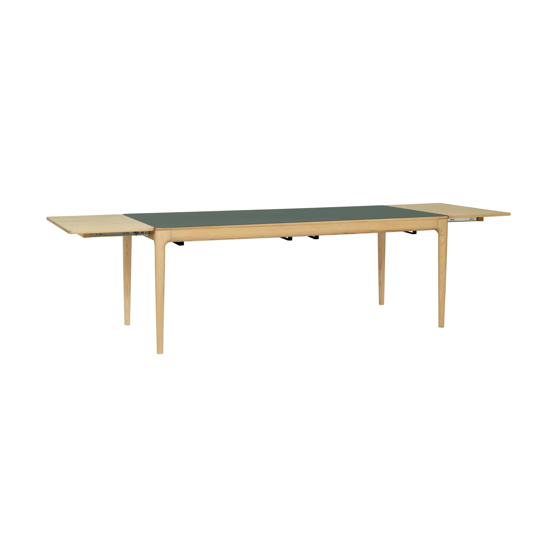 Mesa de comedor Heart'n'Soul 90x200 cm, Oak-moss green Umage