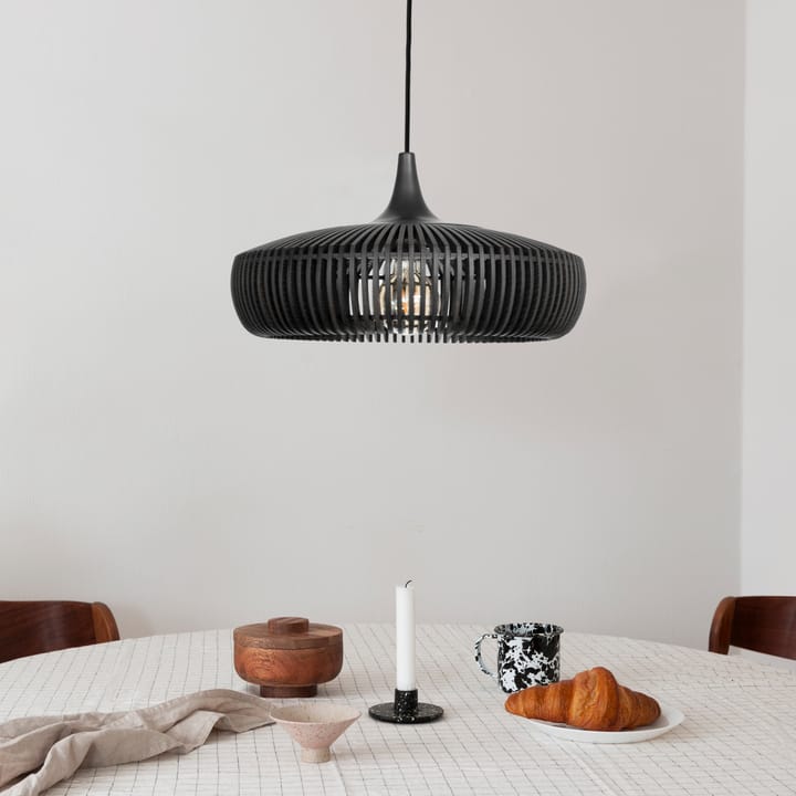 Pantalla de lámpara Clava Dine Wood Ø43 cm, Black Umage