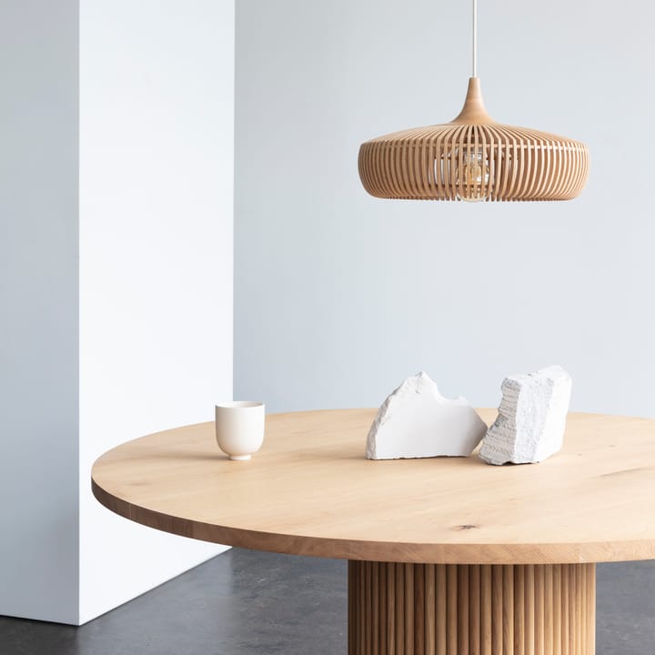 Pantalla de lámpara Clava Dine Wood Ø43 cm, natural oak Umage