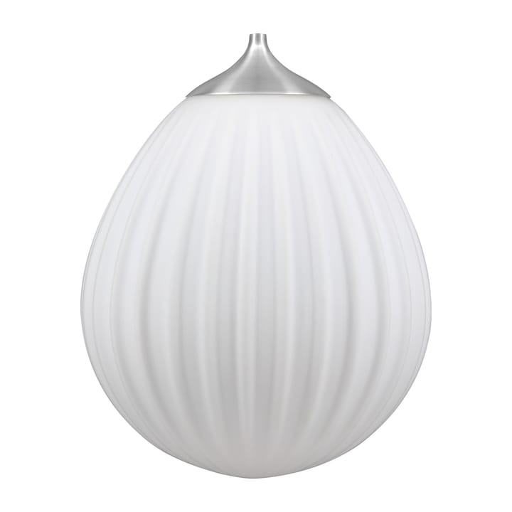Pantalla de lámpara colgante Around The World blanco - Acero cepillado - Umage