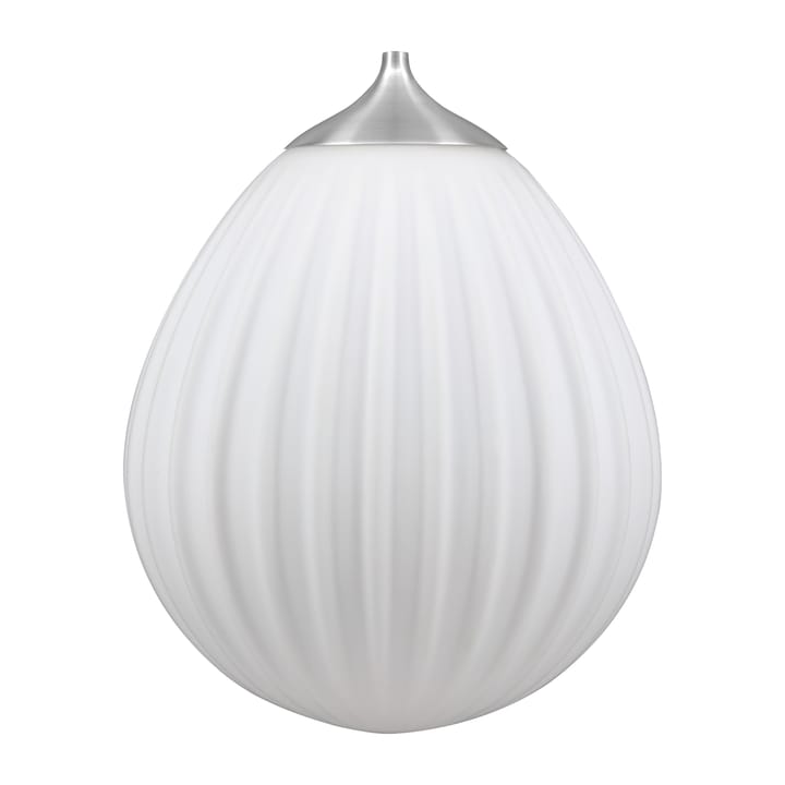 Pantalla de lámpara colgante Around The World blanco - Acero cepillado - Umage