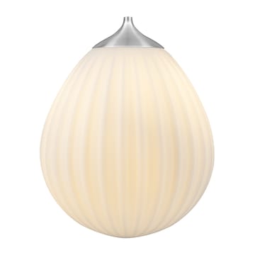 Pantalla de lámpara colgante Around The World blanco - Acero cepillado - Umage