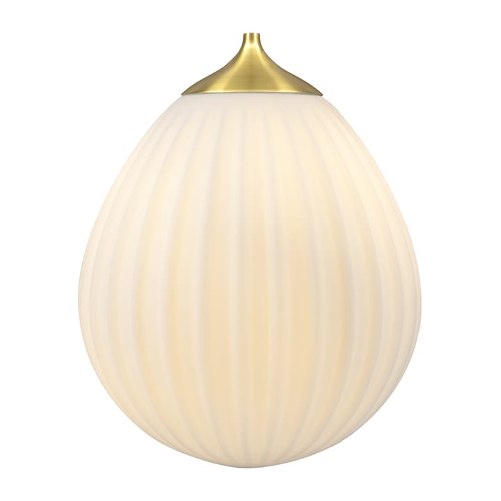 Pantalla de lámpara colgante Around The World blanco - Latón cepillado - Umage