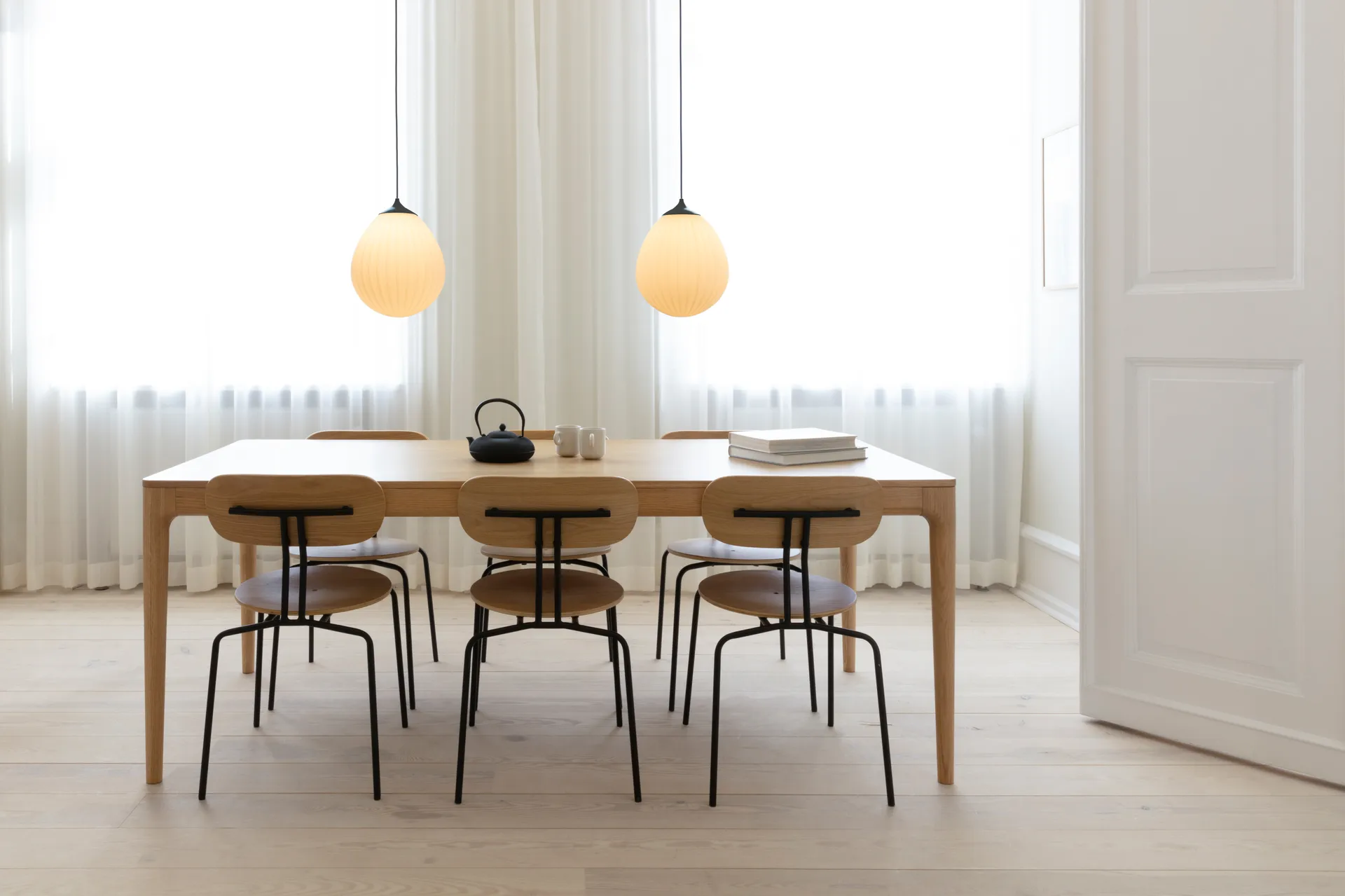 Pantalla de lámpara colgante Around The World blanco, negro Umage