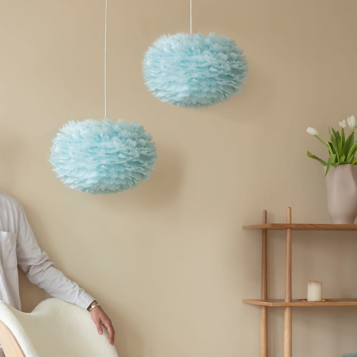 Pantalla de lámpara Eos azul claro, Medium ø45 cm Umage