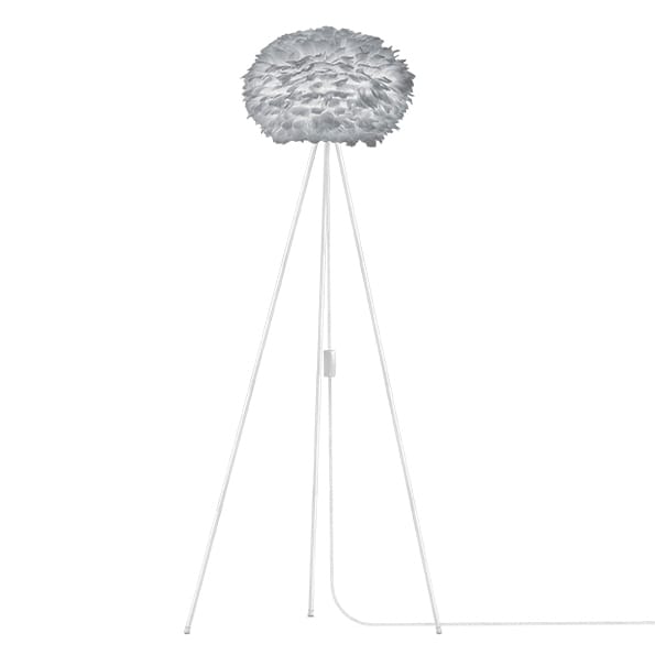 Pantalla de lámpara Eos gris claro, small Ø 45 cm Umage