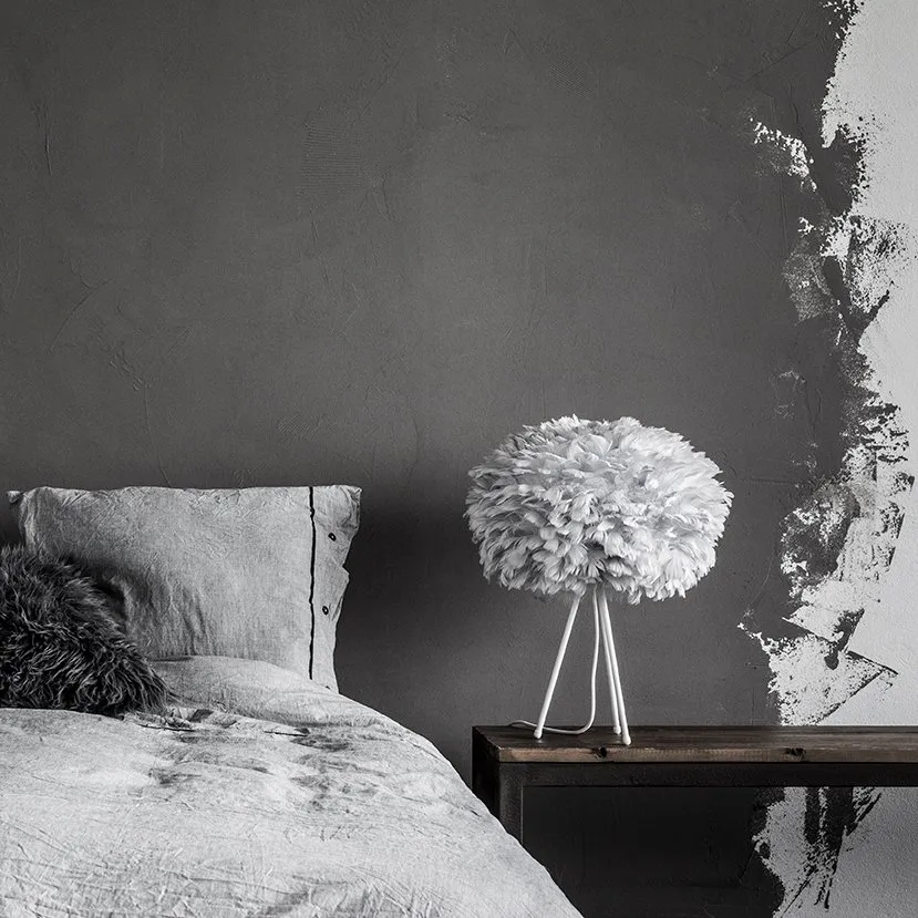 Pantalla de lámpara Eos gris claro, small Ø 45 cm Umage