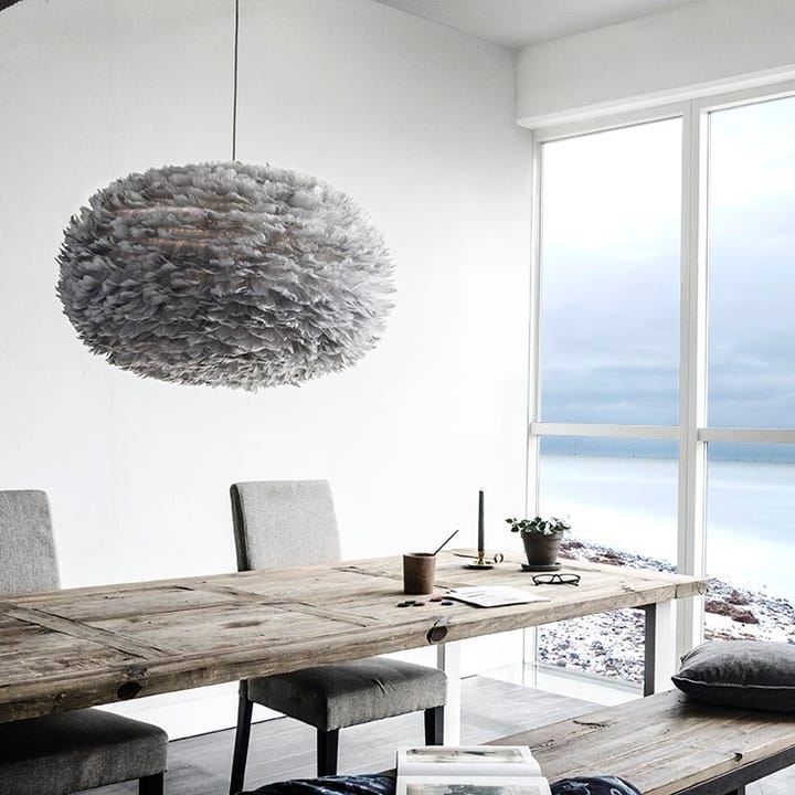 Pantalla de lámpara Eos gris claro, X-large Ø 75 cm Umage
