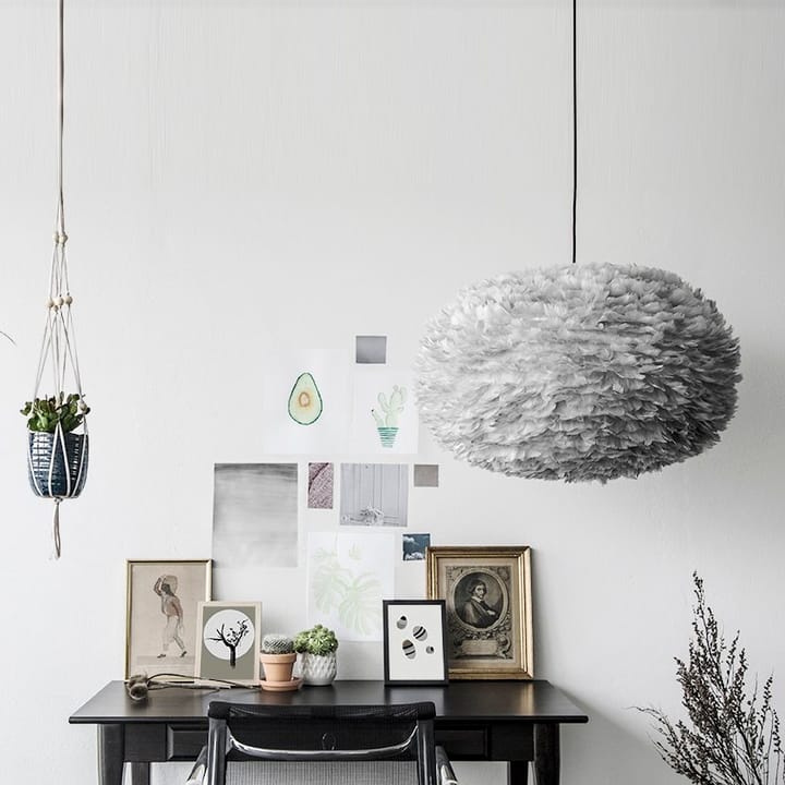 Pantalla de lámpara Eos gris claro, X-large Ø 75 cm Umage