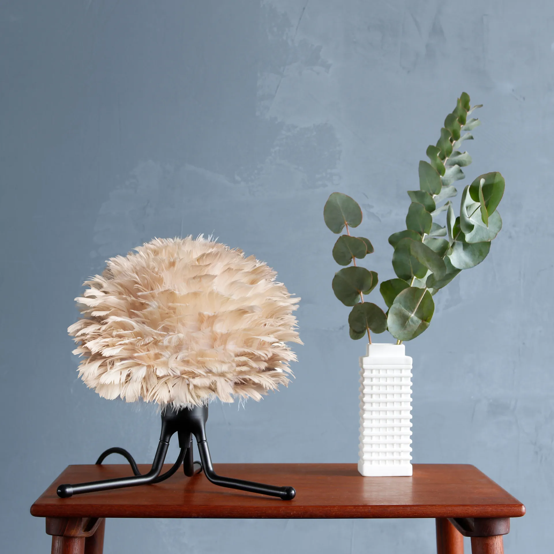 Pantalla de lámpara Eos marrón claro, Micro 22 cm Umage