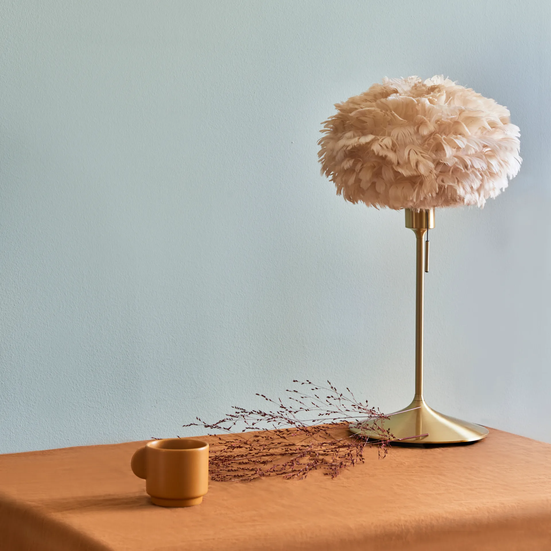 Pantalla de lámpara Eos marrón claro, Mini 35 cm Umage