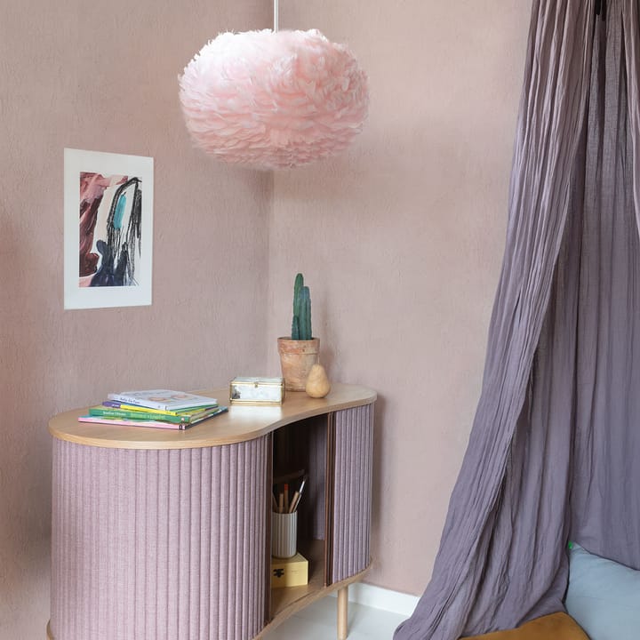 Pantalla de lámpara Eos rosa claro - Ø 45 cm - Umage