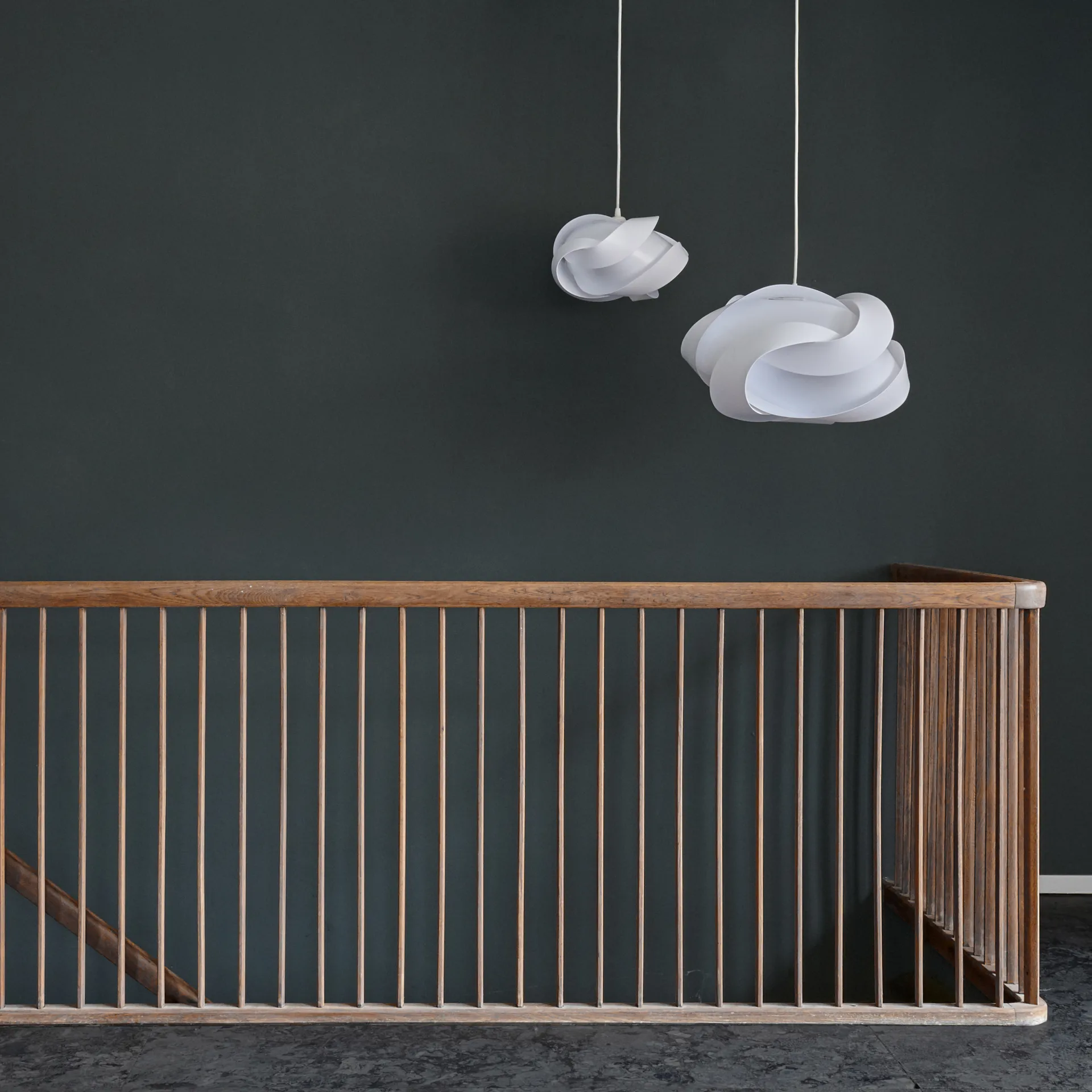 Pantalla de lámpara Ribbon blanco, Ø60 cm Umage